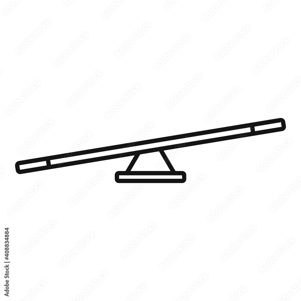 Dog training bar icon. Outline dog training bar vector icon for web design isolated on white background