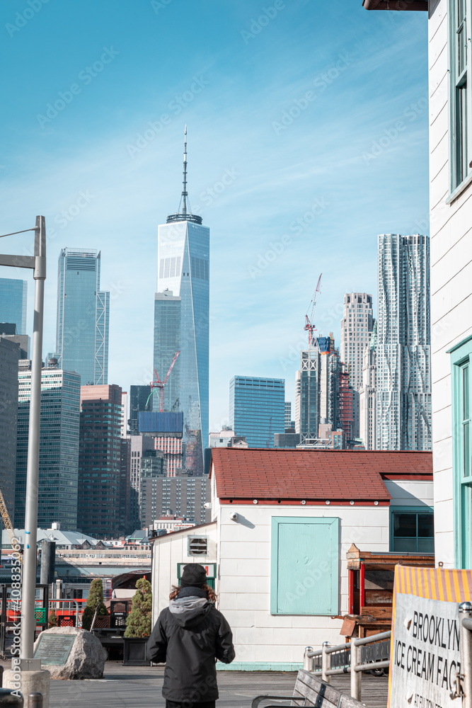 Manhattan view from Brooklyn - New York, 2018 Manhattan view from Brooklyn - New York, 2018