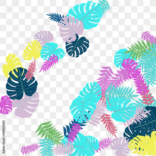 Trendy vector tropical pattern, great design for any purposes.