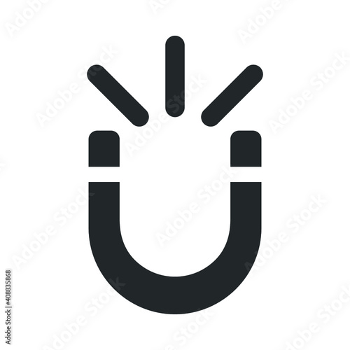 Magnet, magnetism icon
