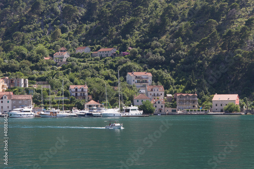 Montenegro Bay of Kotor view from the yacht © ALEXEY