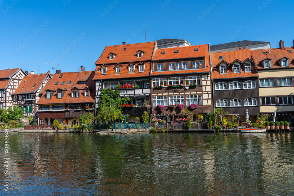 Excursion to the medieval city of Bamberg in Bavaria (Germany) on a sunny summer day Excursion to the medieval city of Bamberg in Bavaria (Germany) on a sunny summer day