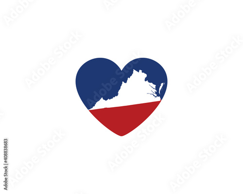 Virginia Map and Heart Logo 001 Free Download Virginia Map and Heart Logo 001 - GFXLoad