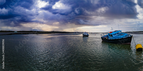 Wallpaper Mural Boats at Two-Tree Island Torontodigital.ca