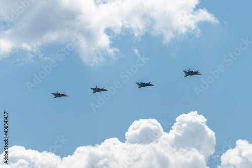 Photography Moscow, June 24, 2020, military equipment in Moscow at the victory parade, milit