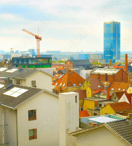 Skyline Brussels constructi...