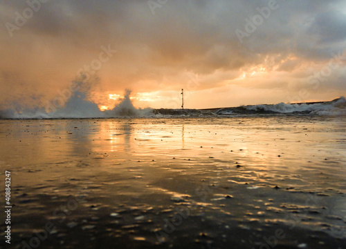 TRAMONTO CON PIOGGIA