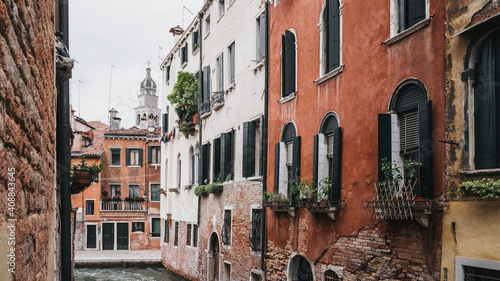 Venetian houses in Venice  Italy