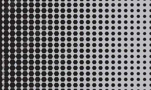 Abstract Hexagon Black Background Hexagon Texture Effect Free Vector and PNG