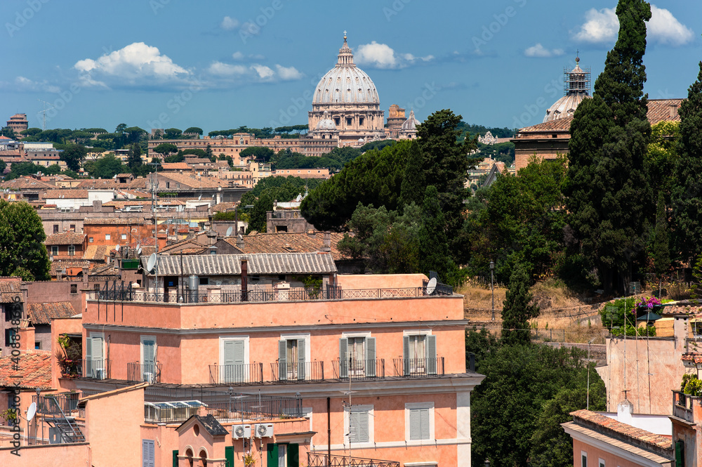 Blick vom Palatin über Rom