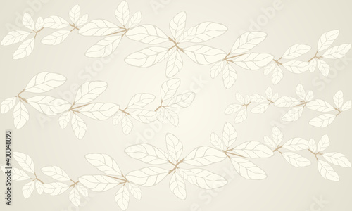 Vintage Watercolor Floral Background Pattern With Soft Fresh Color