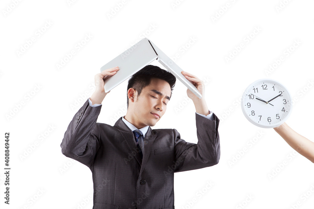 Business and computer clock Business and computer clock