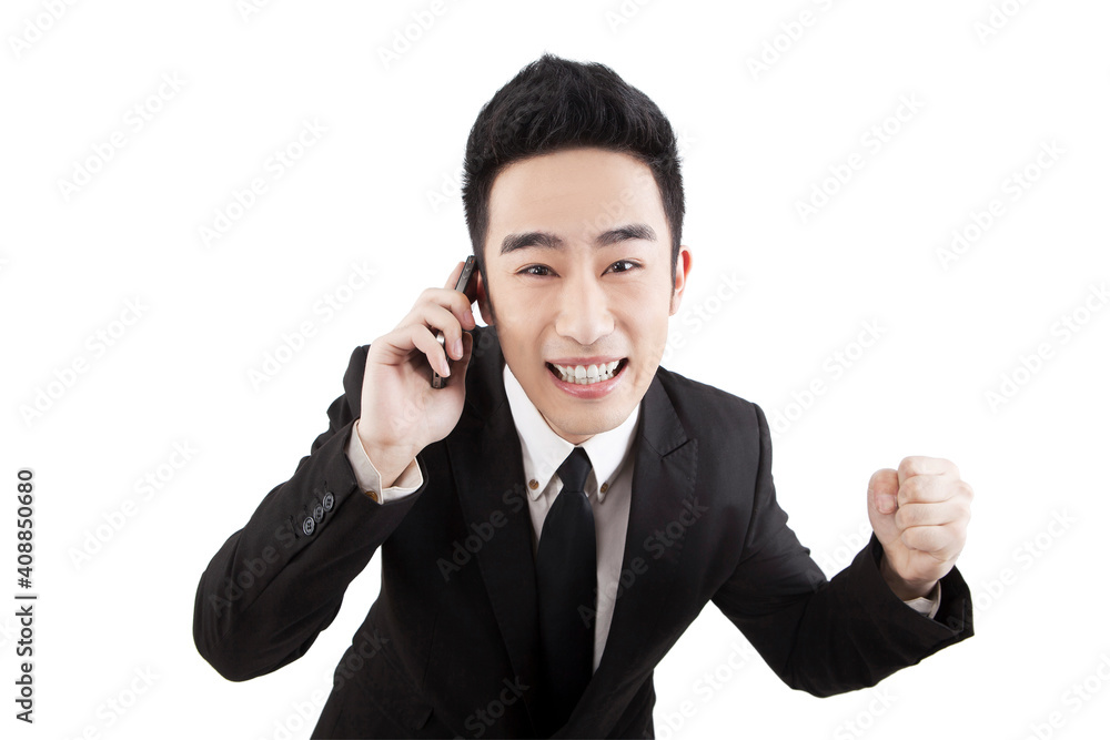 Business man using mobile phone Business man using mobile phone