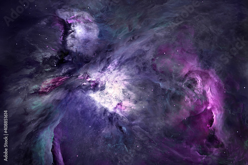 The Orion Nebula, Supernova Core pulsar neutron star. photo