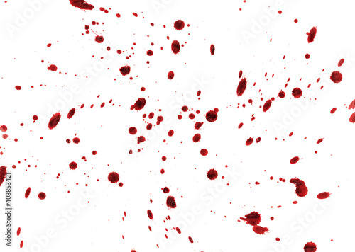  spots and splashes of blood © Sergii