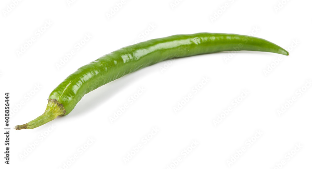 Small peppers isolated on a white background. View from another angle in the portfolio. Small peppers isolated on a white background. View from another angle in the portfolio.