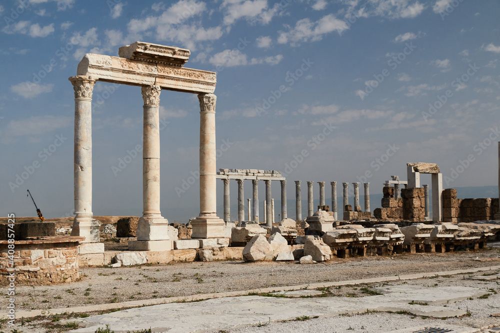 Roman remains of the city of Laodiceia in Turkey Roman remains of the city of Laodiceia in Turkey