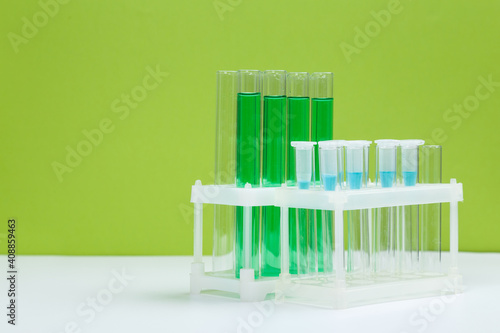 science laboratory test tubes  chemical laboratory equipment