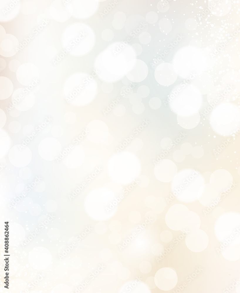 Stylish beige and gold glitter card.