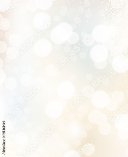 Stylish beige and gold glitter card.