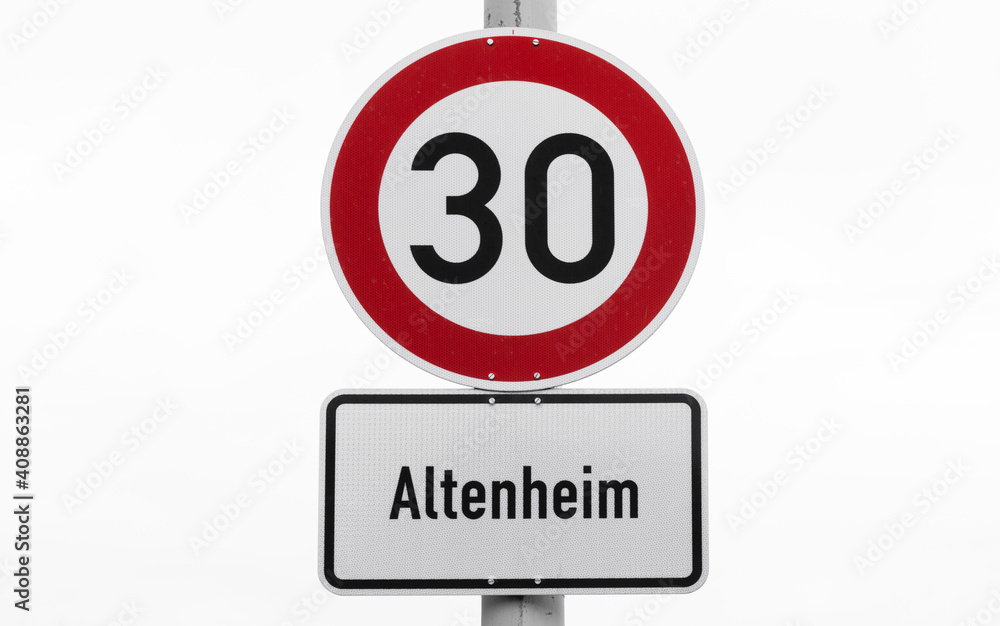 Altenheim Verkehrszeichen
