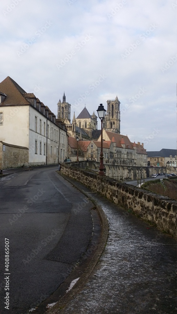 House City medieval Laon France Hauts de France 