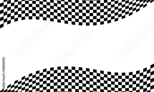 Checkered flag. Race background. Racing flag  vector illustration