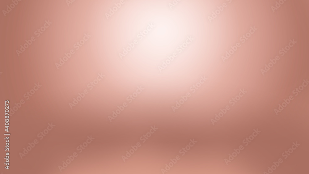 Rose gold bronze metal abstract defocused background, Copper colored  metallic surface luminous blurred color background, Light pink and white  spotlight empty blank backdrop with copy space Stock Photo | Adobe Stock