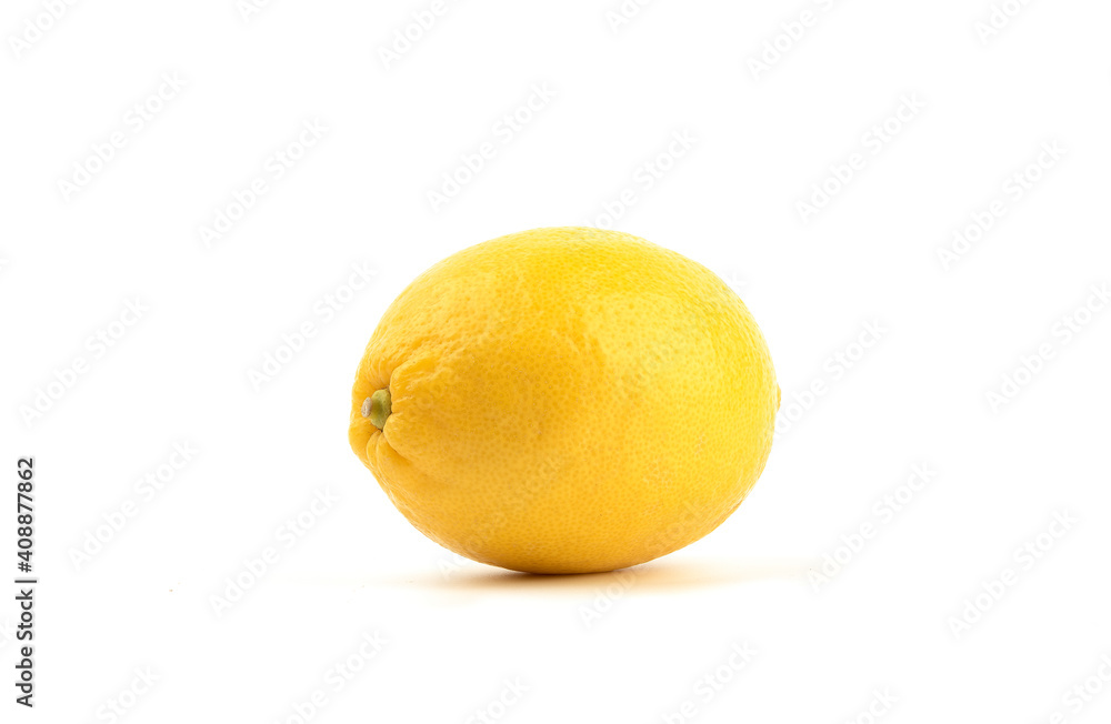 Whole lemon fruit over a white background. Whole lemon fruit over a white background.