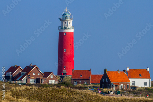 Leuchtturm am Nordstrand von Texel, Niederlande