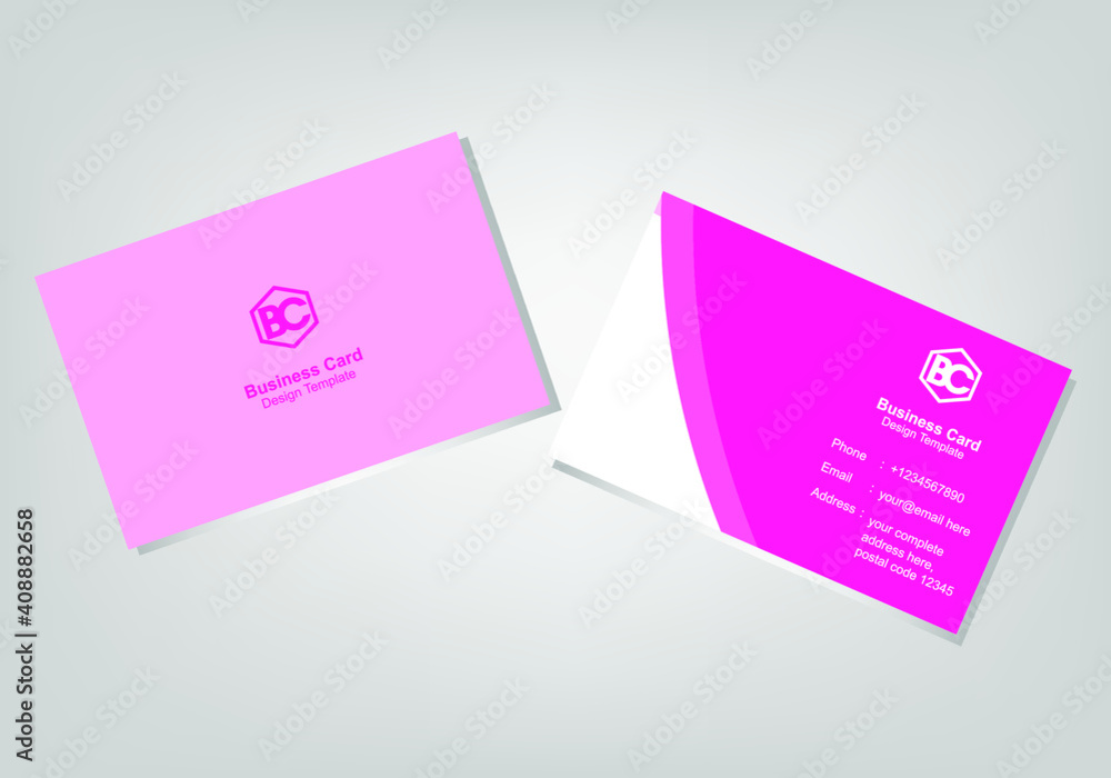 Geometric Abstract Background. Business Card Design Template Geometric Abstract Background. Business Card Design Template