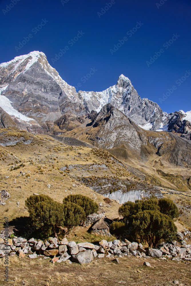 Sceneries along the Cordillera Huayhuash circuit, Ancash, Per Sceneries along the Cordillera Huayhuash circuit, Ancash, Per