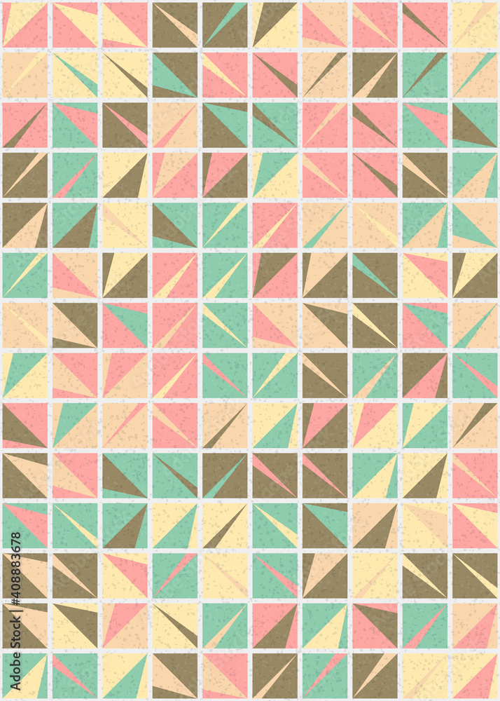 Obraz premium Abstract Geometric Pattern generative computational art illustration