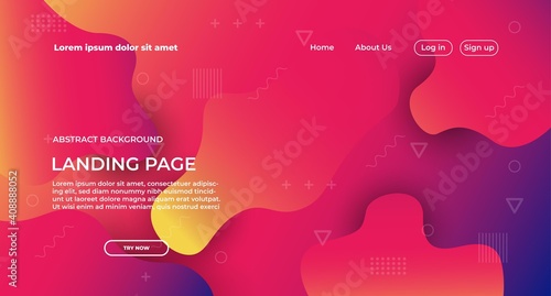 landing page background. abstract modern website background