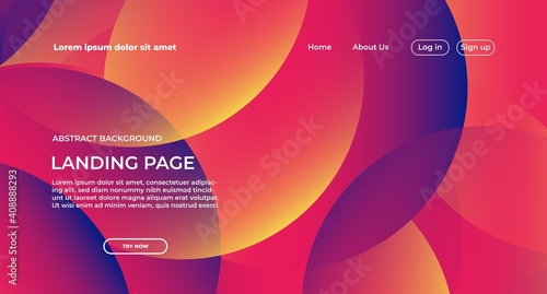 landing page background. abstract modern website background