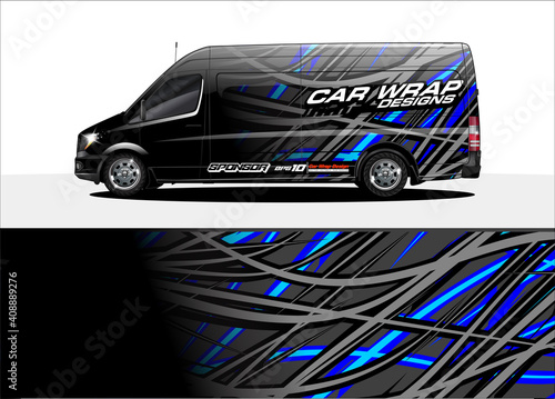 abstract background vector for racing car wrap design and vehicle livery 
