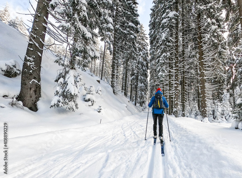 Bild auf Leinwand Bielice - Cross Country Ski Paradise