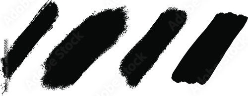 pennelli, pennellate e colpi di pennello isolati