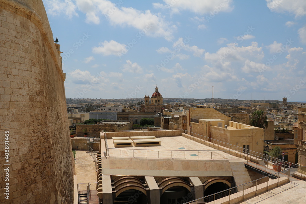Cittadella Fortress in Rabat Victoria, Gozo Malta
