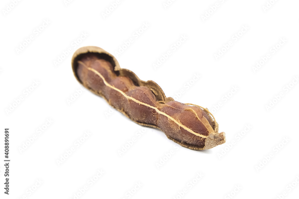 Obraz premium Tamarind fruit isolated on white background