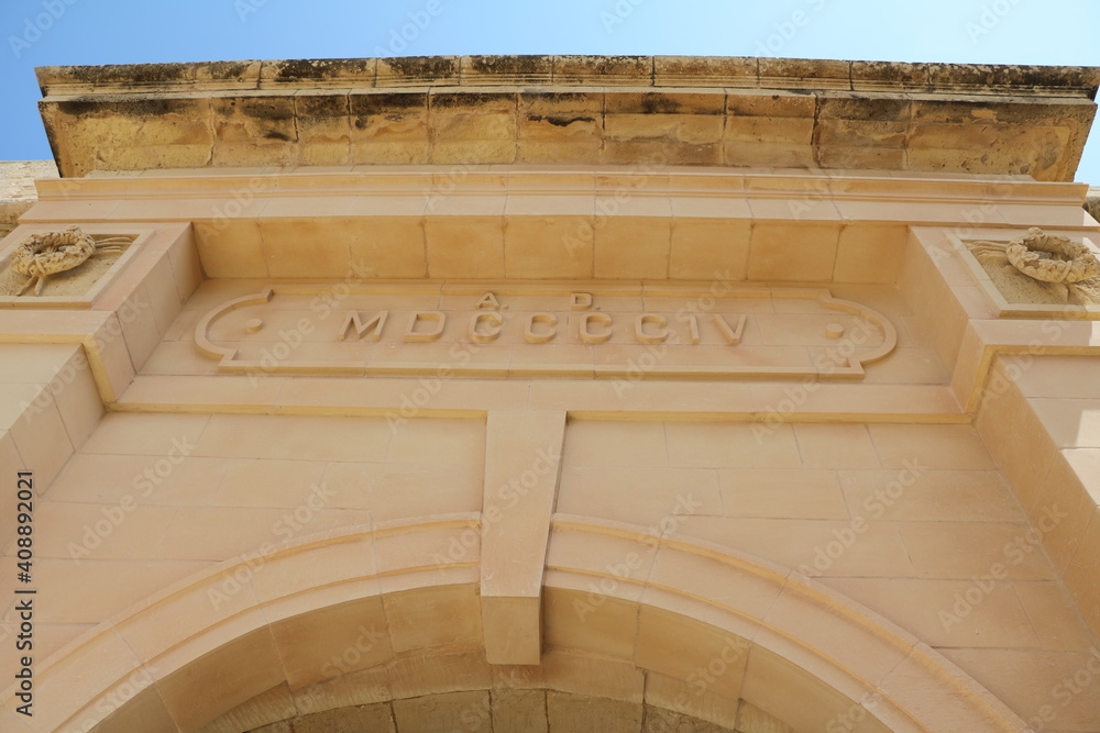 Fototapeta premium Old Cittadella in Rabat Victoria, Gozo Malta