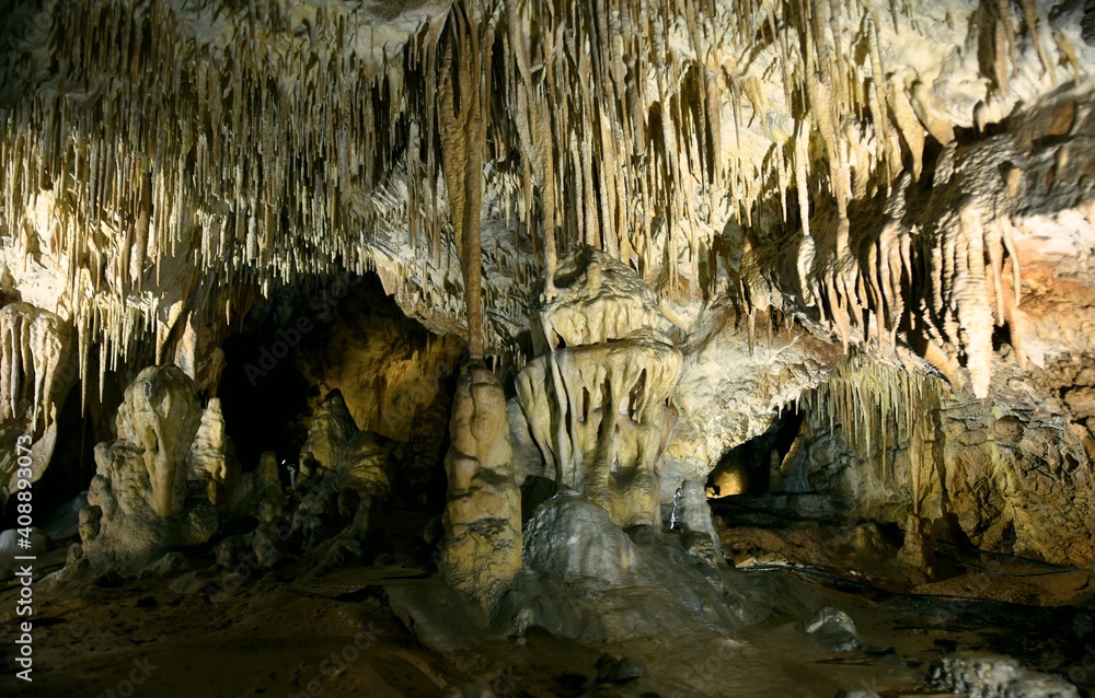 Raj Cave, Undergrounds in Poland, dripstone form, Jaskinia Raj
