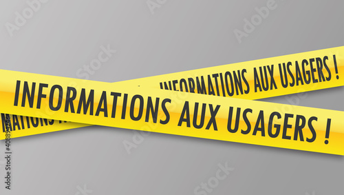 Logo informations aux usagers.