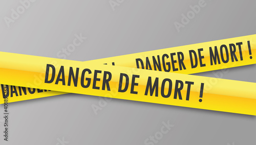 Logo danger de mort.