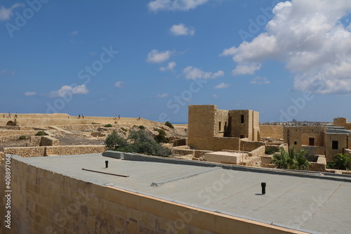 Cittadella Fortress in Rabat Victoria on the island of Gozo  Malta