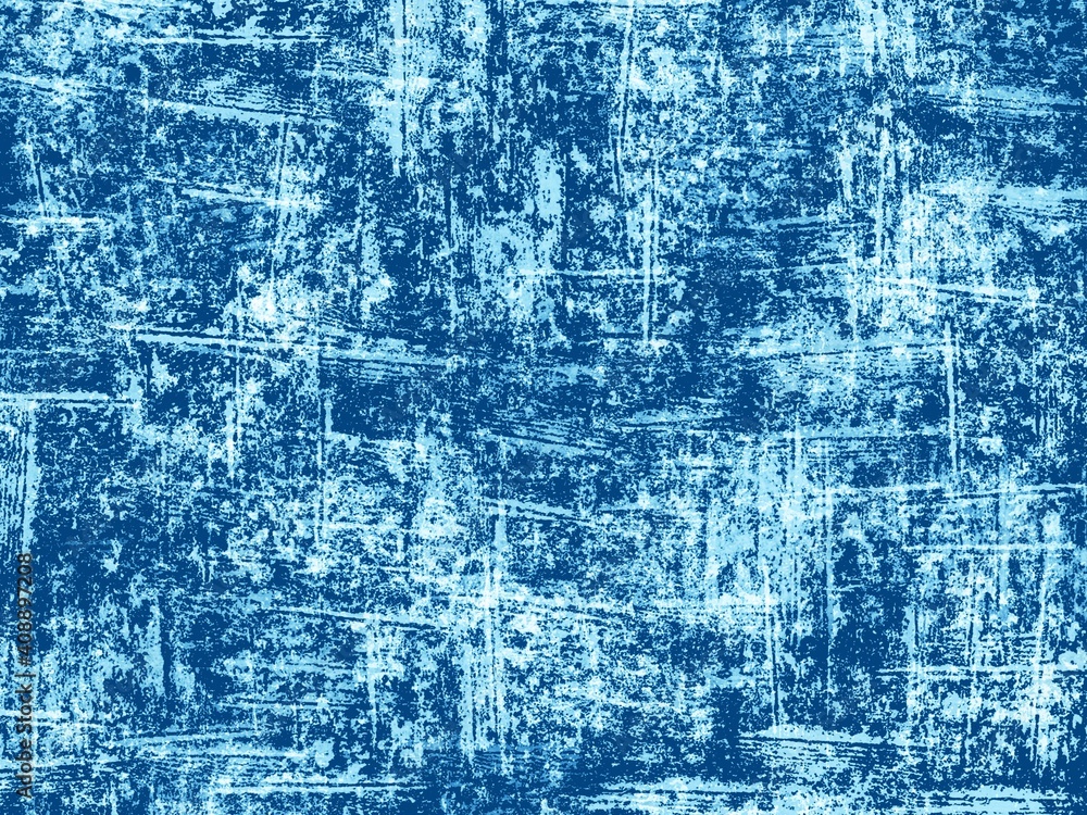 blue wall texture background. Digital illustration