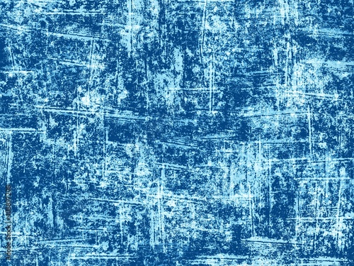 blue wall texture background. Digital illustration