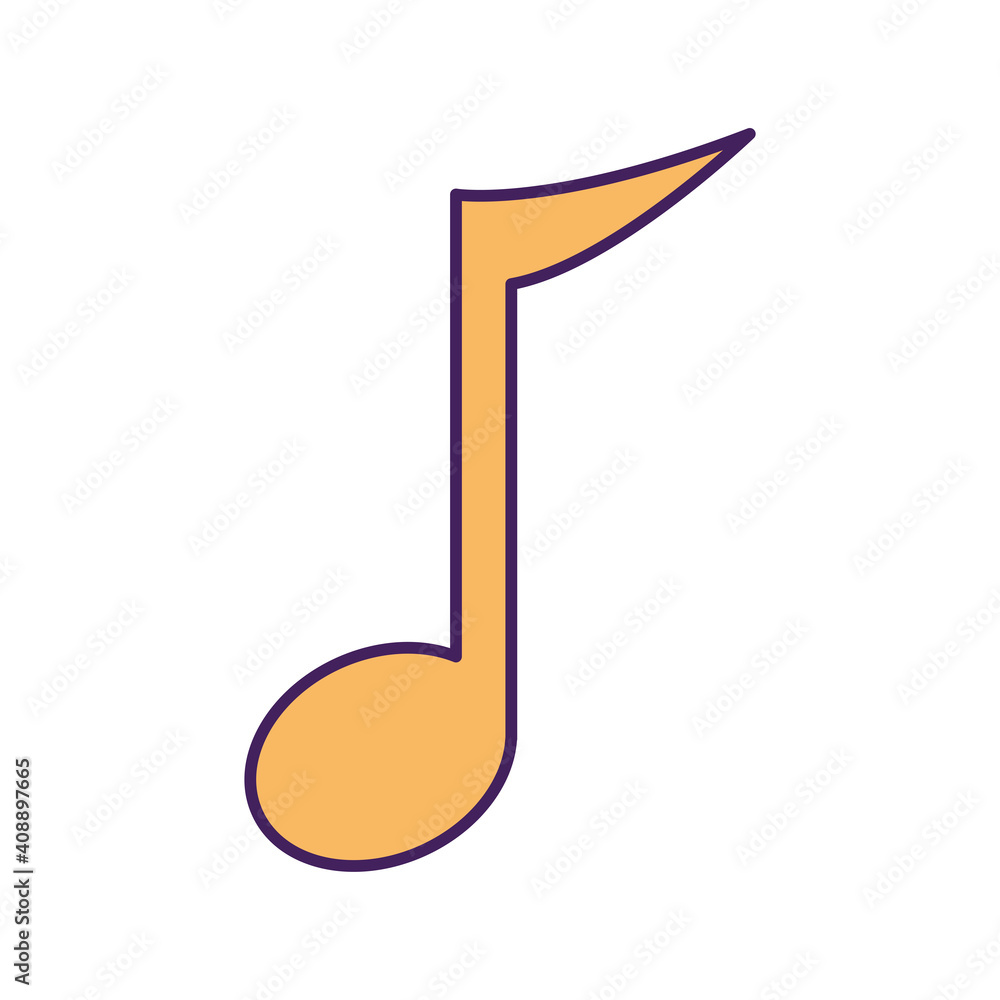 music note over a white background music note over a white background