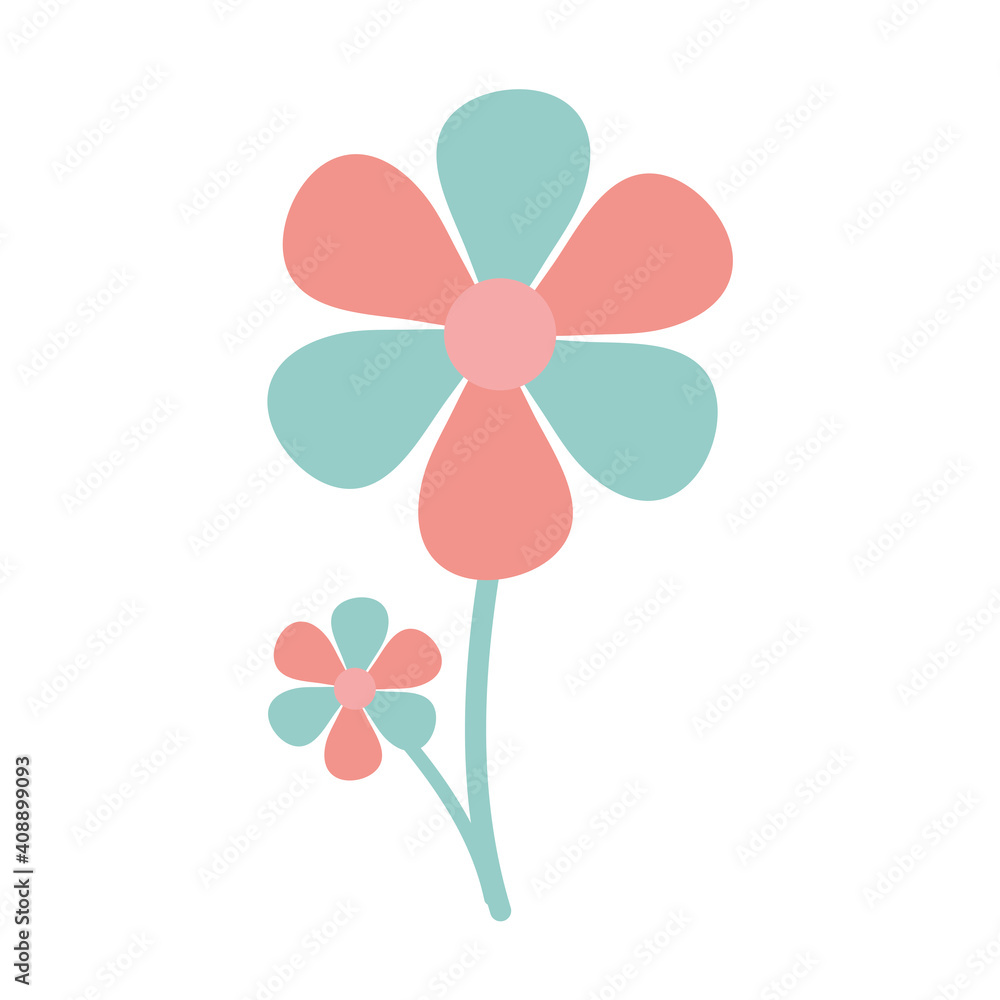 flower with a green and pink colors flower with a green and pink colors