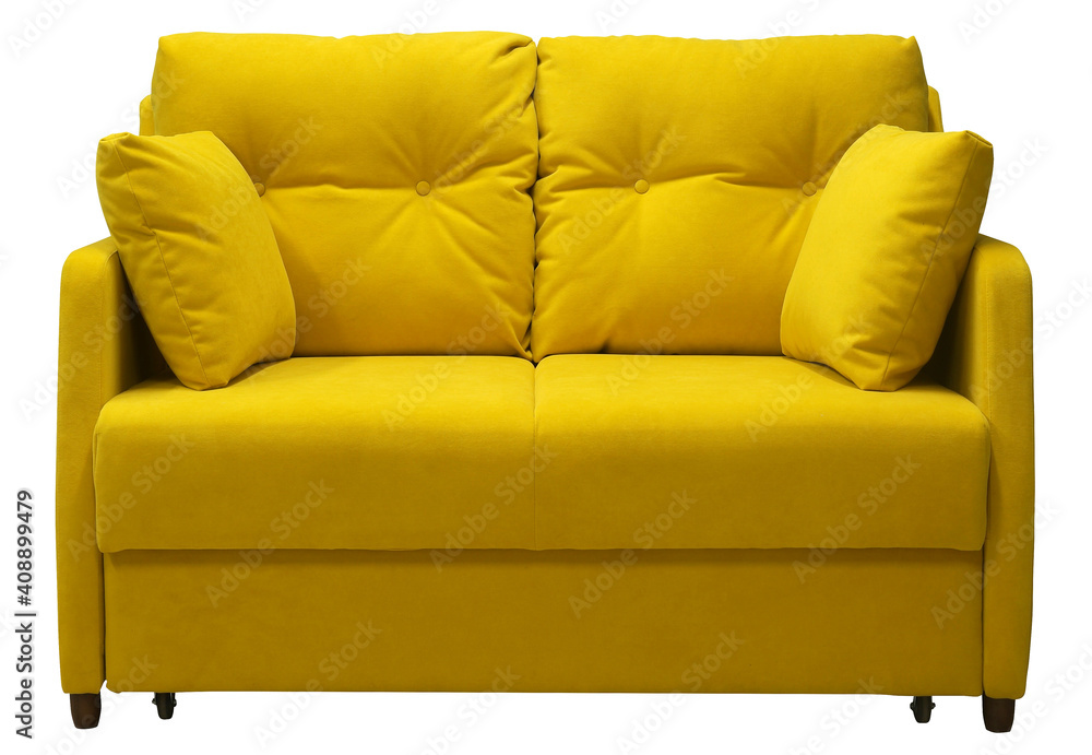 Sofa isolated on white background. Including clipping path. View 1 Sofa isolated on white background. Including clipping path. View 1